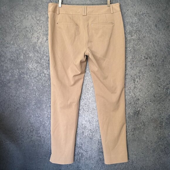 White House Black Market Tan Slacks, Size 14R, EUC - Picture 2 of 4